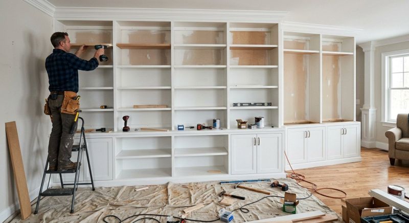 Bookcase Installation in Fairfax, VA